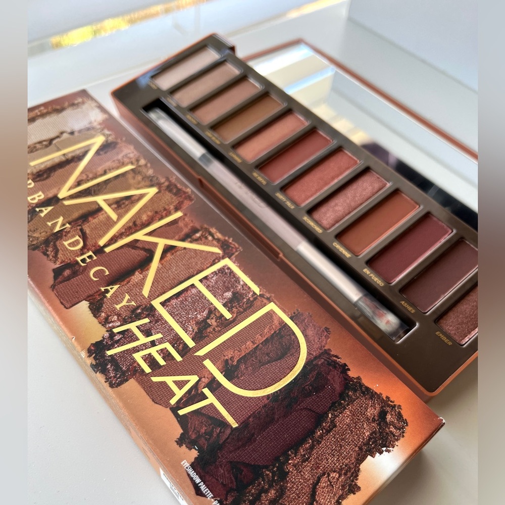 New Urban Decay Naked Heat Eyeshadow Palette with Warm Tones - Picture 2 of 11